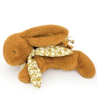 Lapin DOUDOU® Jaune moutarde - Peluche lapin - 25 cm - DC4145.jpg