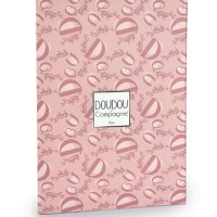 Doudou plat lapin Rose poudré - 29 cm - DC4146-2.jpg