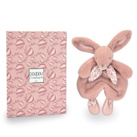 Doudou plat lapin Rose poudré - 29 cm - DC4146-3.jpg