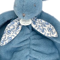 Doudou plat lapin Bleu - 29 cm - DC4147-4.jpg