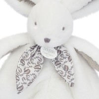 Doudou plat lapin Blanc - 29 cm -DC4148-1.jpg