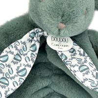 Doudou plat lapin  Vert - 29 cm - DC4149-1.jpg
