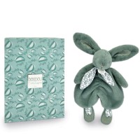 Doudou plat lapin  Vert - 29 cm - DC4149-2.jpg