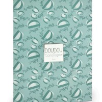 Doudou plat lapin  Vert - 29 cm - DC4149-3.jpg