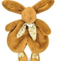 Doudou plat lapin Jaune moutarde - 29 cm - DC4151-2.jpg