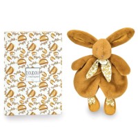 Doudou plat lapin Jaune moutarde - 29 cm - DC4151-5.jpg