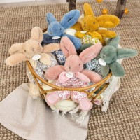 Doudou lapin  - Doudou plat - 18  cm - DC4153-0.jpg