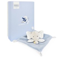 Mini Doudou plat elephant gris et bleu - 19 cm - dc4156-elephant.jpg