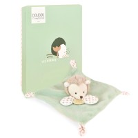 Mini Doudou plat hérisson vert - 19 cm - dc4156-herisson1.jpg- dc4156-herisson+.jpg