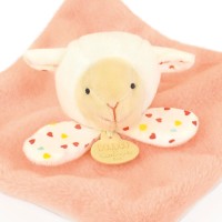 Doudou mouton orangé et blanc- dc4156-mouton.jpg