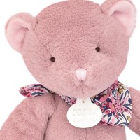 Ours en peluche rose assis 25 cm- DC4161-2.jpg