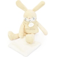 Doudou Lapin beige avec mouchoir - Sweety - 25 cm- DC4186.jpg