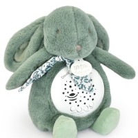 Veilleuse Lapin Musicale Projection mur avec chansons Douces - Vert sauge - DC4203.jpg