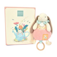 Boite à musique rose LAPIN CIBOULETTE - 20 cm- DC4210-0.jpg