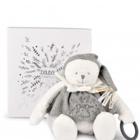 DOUDOU 25 ANS COLECTOR - OURS GRIS Pantin d'activités