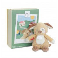 Peluche chien DOUDOU de la ferme avec boite sonore