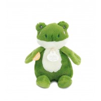 Peluche grenouille - 17cm - DOUDOU de la ferme avec boite sonore