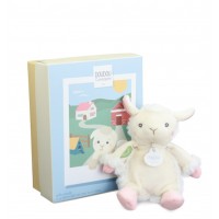 DC4358 mouton Peluche mouton - 17cm -  boite sonore