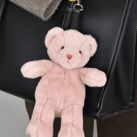 porte clé - Bijou de sac Ours peluche - 20 cm - Rose clair- DC4382.jpg