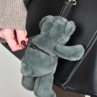 porte clé - Bijou de sac Ours peluche - 20 cm - Vert- DC4383-2.jpg