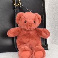 porte clé - Bijou de sac Ours peluche - 20 cm - Terracotta- DC4386-1.jpg