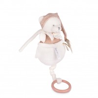 ours 25ans doudou et compagnie rose boite a musique DC4585