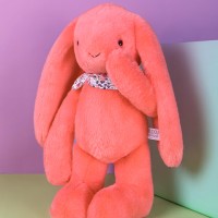 Peluche lapin Rose corail XXL - DC4599.jpg
