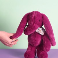 Peluche lapin prune - DC4705.jpg