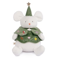 Peluche Souris de Noël - 40 cm - de face