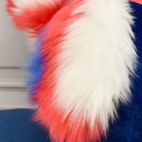 Peluche coq bleu marine avec écharpe bleu blanc rouge - FR8017-2.jpg