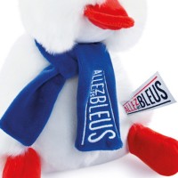 Allez les Bleus - Peluche poussin Cocorico blanc avec écharpe supporter - 20 cm-JO2455-1.jpg