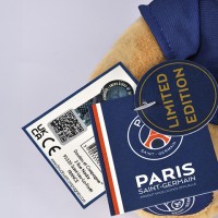 Etiquettes Peluche PSG Champion - Edition limitée et numérotée - 23 cm