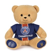 Ours en peluche PSG Champion - Edition limitée et numérotée - 23 cm