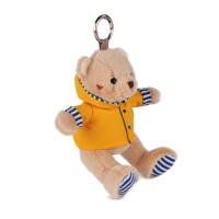 Peluche porte-clé Ours Marin avec ciret jaune - 15 cm - SP4522-1.jpg