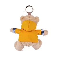 Peluche porte-clé Ours Marin avec ciret jaune - 15 cm - SP4522-2.jpg