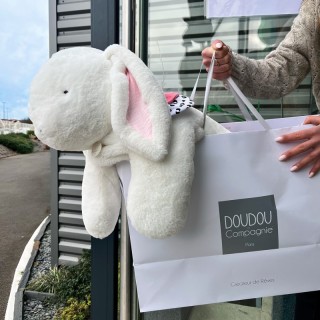 L'effet de surprise est garanti ????Pour chaque cadeau Doudous, nous avons des sacs cadeau adaptés ????#doudouetcompagnie #doudou #cadeau #idéecadeau #cadeaunaissance #cadeaufille #cadeaugarçon #kids