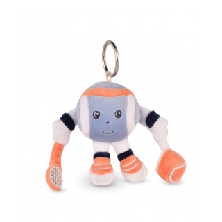 Porte-clés peluche Roland-Garros- Monsieur Balle -12 cm