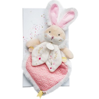 Doudou plat lapin de sucre -  24 cm