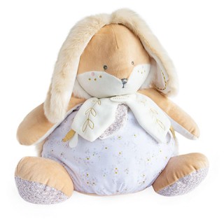 Peluche range pyjama lapin de sucre Blanc - 38 cm