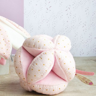 Balle d'activités rose Attrape-rêves - 15 cm