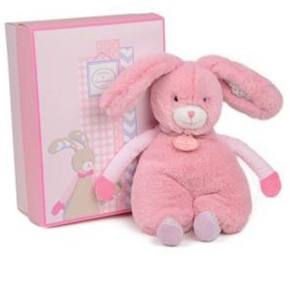 Peluche lapin rose Les Choupidoux - 24 cm