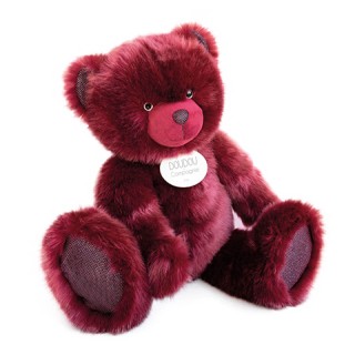 Ours en peluche bois de rose- Collection - 60 cm