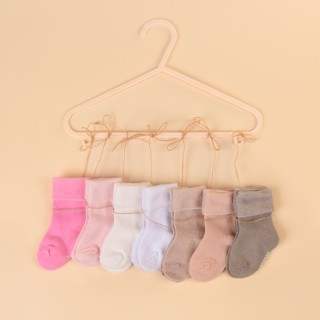 Semainier de chaussettes bébé - Cadeau naissance bébé fille - 0/6 mois