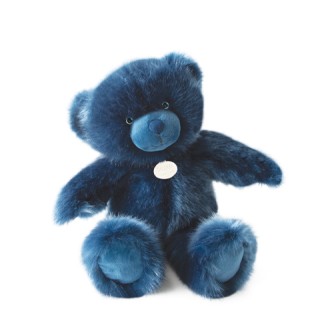 Ours en peluche Bleu Jean - Collection - 37 cm