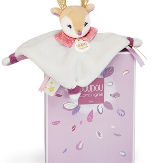 Mini doudou renne beige - 20 cm