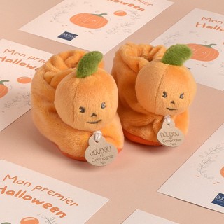 Chaussons bébé citrouilles - 0-6 mois