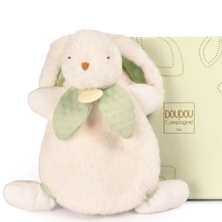 Doudou Lapin Bonbon Vert Sauge - 25 cm