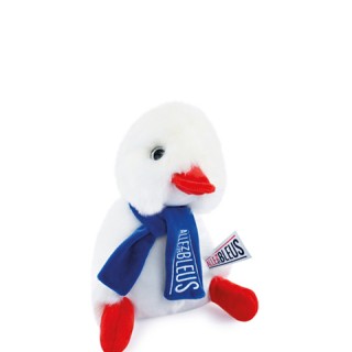 Allez les Bleus - Peluche poussin Cocorico blanc avec écharpe supporter - 20 cm