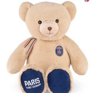 L'ours PSG premium - 65 cm