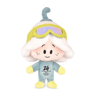 Peluche Mascotte SPORT FLO - Jeux Olympiques Milano-Cortina 2026 - 20 cm